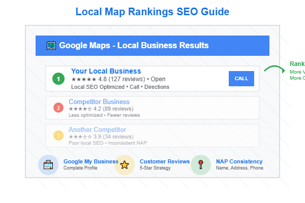 Read more about the article How to Improve Your Local Map Rankings: A Complete Guide for Small Businesses