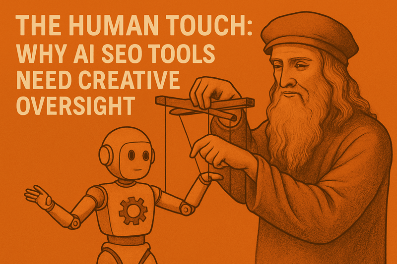 Read more about the article The Human Touch: Why AI SEO Tools Need Creative Oversight