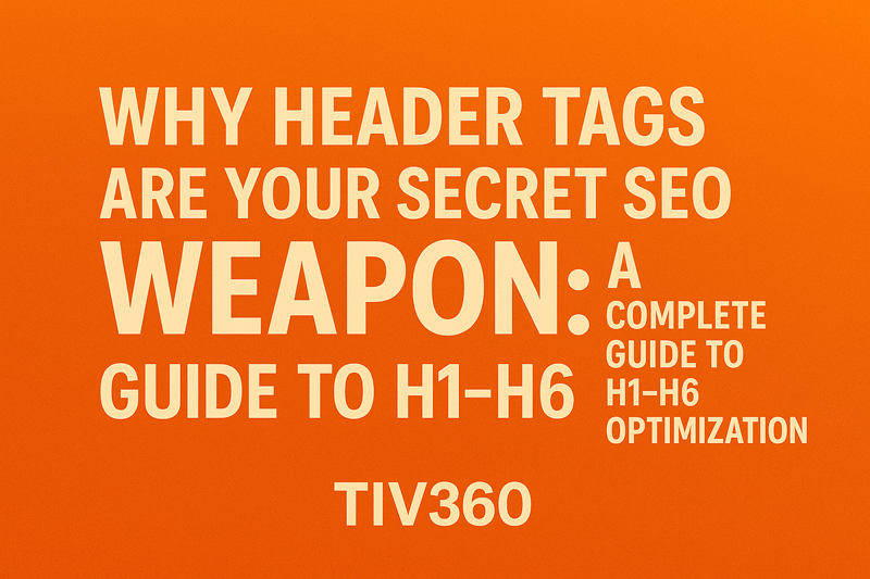 Read more about the article Why Header Tags Are Your Secret SEO Weapon: A Complete Guide to H1-H6 Optimization