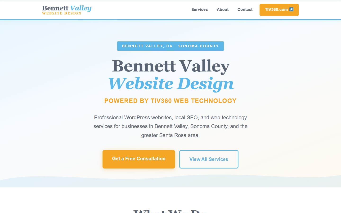 bennett-valley-website-design.com directory website by TIV360