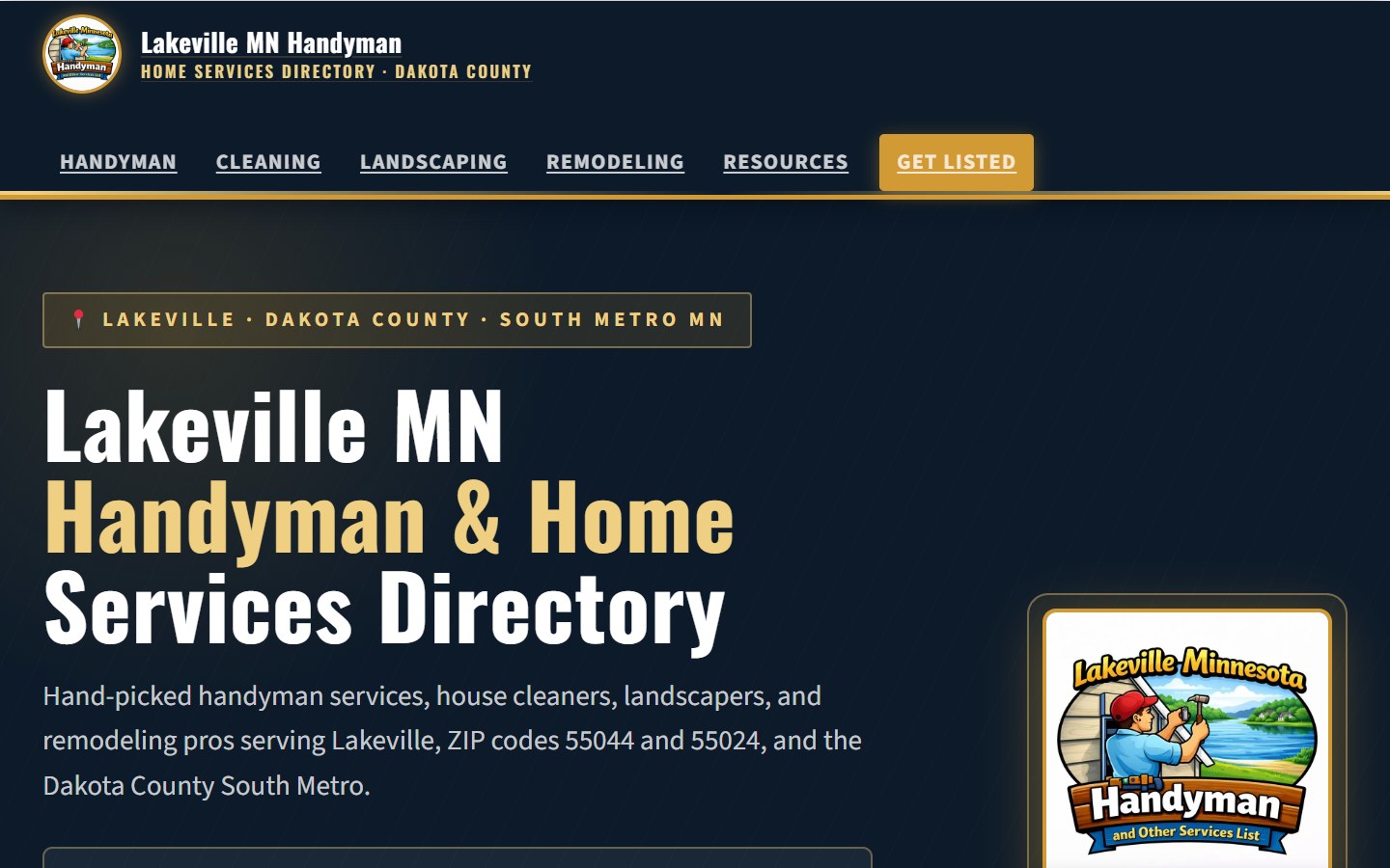 lakeville-mn-handyman-list.com directory website by TIV360